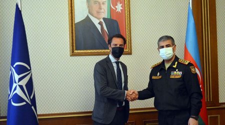 Zakir Həsənov NATO-nun xüsusi nümayəndəsi ilə görüşdü
