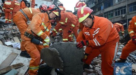 Çində bina çökdü – 40 nəfər itkin düşdü