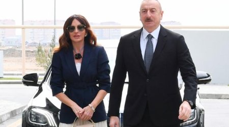 Prezident və xanımı açılışda iştirak edib