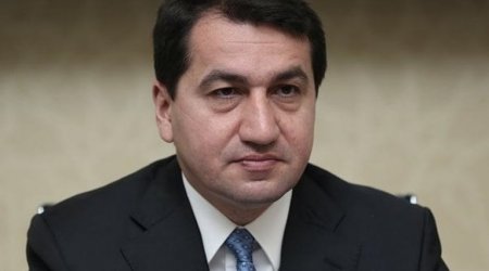 Hikmat Hajiyev meets secretary of Armenian Security Council