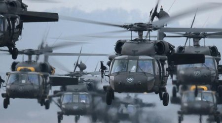 ABŞ helikopterləri Ukraynada