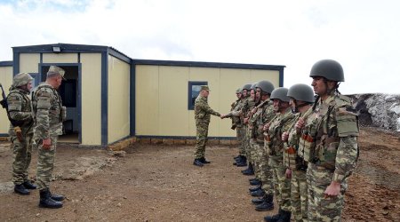 Baş Qərargah rəisi Kəlbəcərdə hərbi hissələrin döyüş hazırlığını yoxlayıb