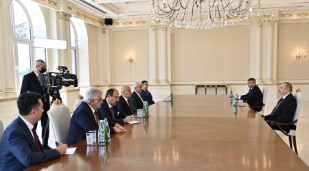 Prezident Türkiyənin kənd təsərrüfatı və meşəçilik nazirini qəbul edib