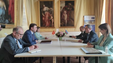 Ceyhun Bayramov Şimali Makedoniyanın XİN başçısı ilə görüşüb