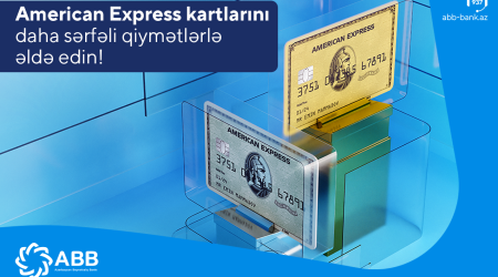 ABB-nin “American Express” kartlarında böyük endirimlər!