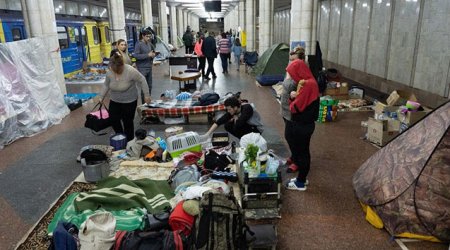 Xarkov metrosunun fəaliyyəti bərpa olunub