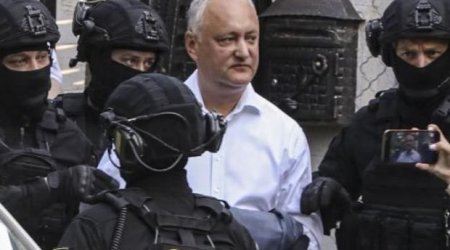 Moldovanın keçmiş prezidenti 30 sutkalıq ev dustaqlığına buraxıldı