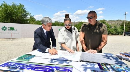 Prezident İlham Əliyev və Mehriban Əliyevaya Zəngilanın Baş planı təqdim olunub