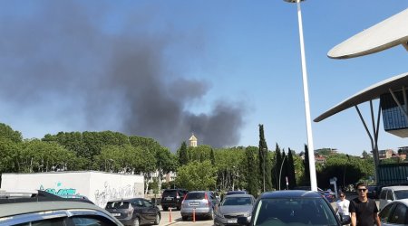 Tbilisidə güclü yanğın başlayıb