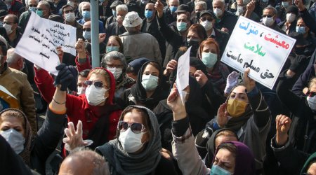 İranda bu dəfə pensiyaçılar etiraza QALXDI