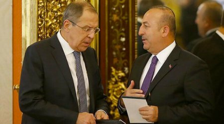 Çavuşoğlu-Lavrov görüşü başladı - Qarabağ müzakirə edilir