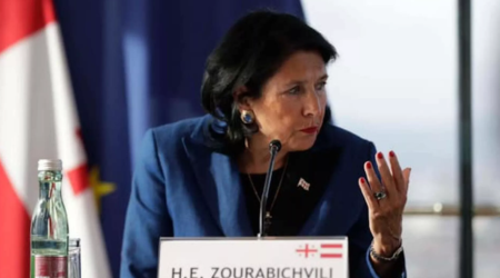 Gürcüstan Prezidenti xalqı  zalım partiyaya qarşı mitinqə  səsləyib