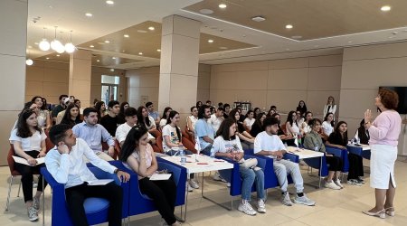 Kapital Bank провел очередное мероприятие для развития студентов- FOTOLAR