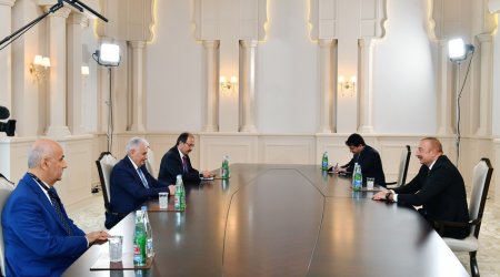 President Ilham Aliyev receives Binali Yildirim