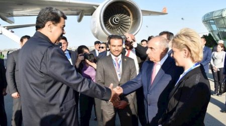 Maduronun Azərbaycana səfəri başa çatdı