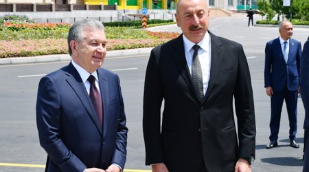 Azərbaycan və Özbəkistan Prezidentləri ağac əkdilər