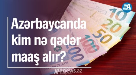 Azərbaycanda kim nə qədər maaş alır?