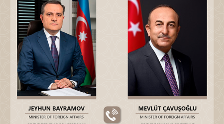 Ceyhun Bayramov Çavuşoğlu ilə danışdı