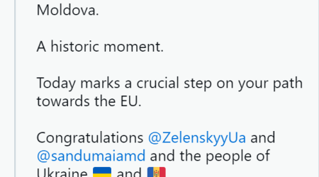 Ukrayna və Moldova Aİ-yə üzvlüyə namizəd statusu aldı