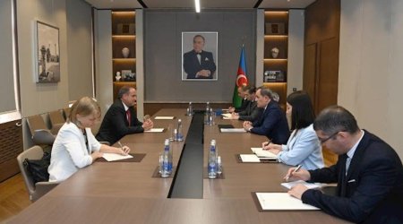 Ceyhun Bayramov Macarıstan səfiri ilə görüşdü