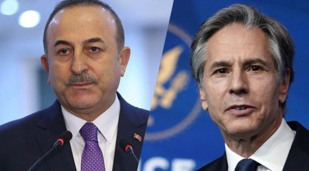 Çavuşoğlu ilə amerikalı həmkarı ilə danışıb