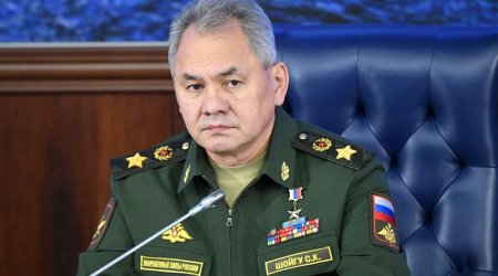 Şoyqu Ukraynaya gedib - Video