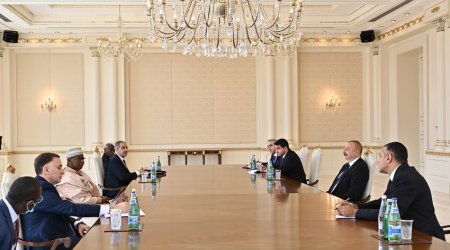 İlham Əliyev İslam Əməkdaşlıq Təşkilatının Baş katibini qəbul edib