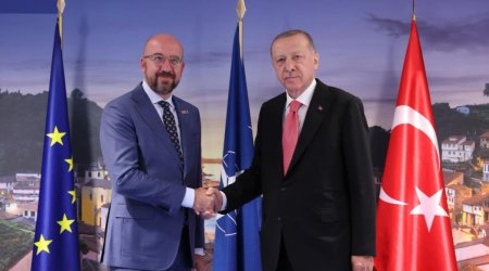 Şarl Mişel və Ərdoğan Ukraynanı müzakirə edib