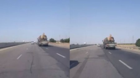 İran hökuməti ölkənin qərbinə ağır texnika və silahlar yeridir - VİDEO