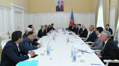 Azerbaijani Deputy PM meets with Iranian Energy Minister