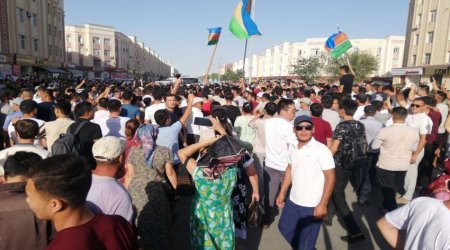 Qaraqalpaqda fövqəladə vəziyyət yumşaldılır