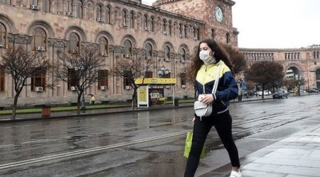 Ermənistanda COVID-19-a yoluxanların sayı artdı