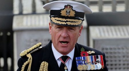 Britaniyalı admiral Rusiya və Çini ölkə üçün təhlükə adlandırıb