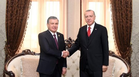 Ərdoğanla Mirziyoyev arasında telefon danışığı olub