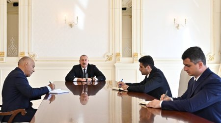 Prezident bu gün təyin olunan yeni icra başçılarını qəbul edib