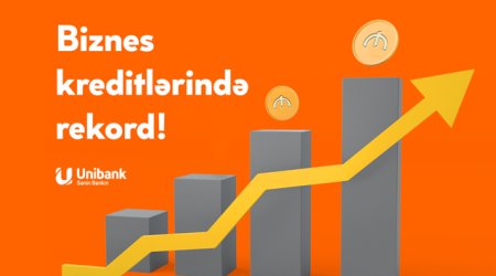 Unibankın biznes kredit portfeli rekord həddi keçib