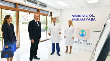 Prezident və Mehriban Əliyeva bu doğum evində oldular