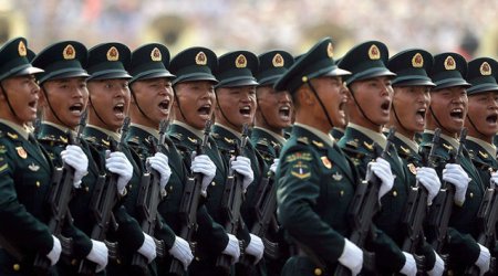 Çin ordusu yüksək döyüş hazırlığı vəziyyətinə gətirildi