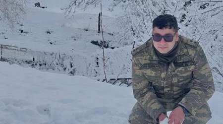 Kəlbəcərdə həlak olan hərbçimizin - Fotosu