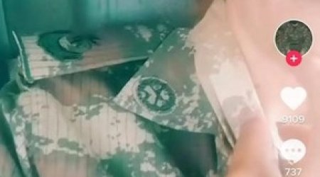 “TikTok”da özünü hərbçi kimi təqdim edən qadınla bağlı  AÇIQLAMA