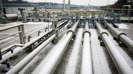 Almaniyada qaz anbarları 74% dolub