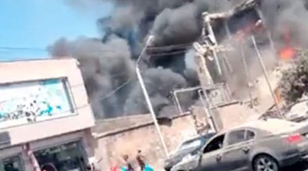 İrəvanda ticarət mərkəzində partlayış oldu -VİDEO