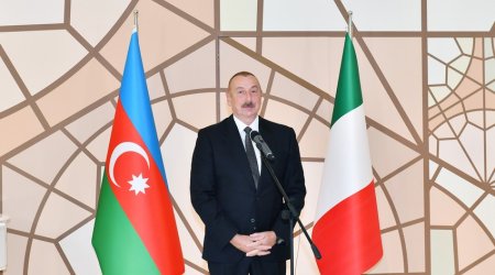 Ilham Aliyev: Italy and Azerbaijan have very strong political and economic relations