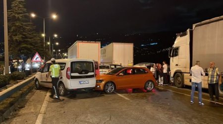 Türkiyədə eyni anda 23 maşın toqquşdu