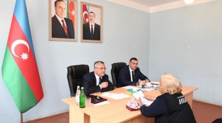 Komitə sədri Şəkidə vətəndaşları qəbul edib
