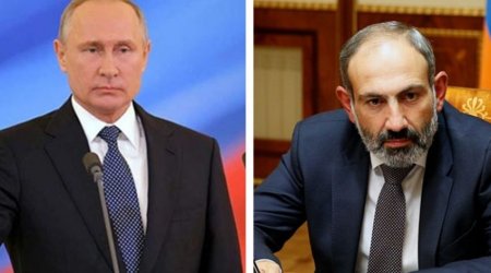 Putin və Paşinyan arasında telefon danışığı olub