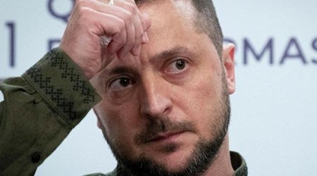 Zelenski qəzaya düşdü - Video