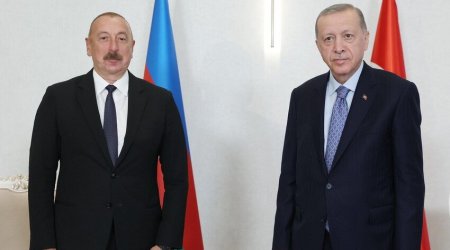 İlham Əliyev Ərdoğan və Putinlə görüşüb