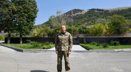 Laçın şəhərinin böyük hissəsi tamamilə dağıdılıb - Prezident