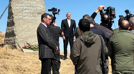 Əliyev 2020-ci ildə Azərbaycanın ilk şəhidlərini verdiyi Füzulidə 